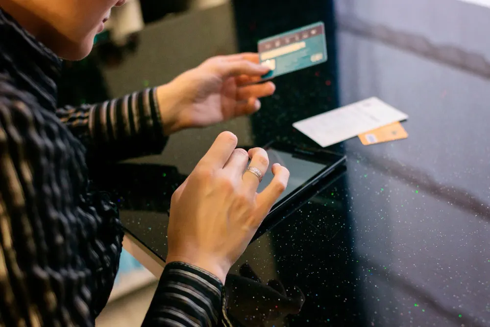 Booking credit card
